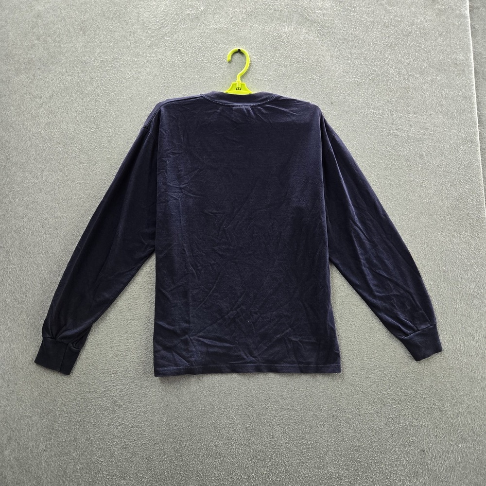 VINTAGE Little Devil Men Shirt M Navy Graphic Genuine Evil Skater BMX Y2K READ - Picture 9 of 9